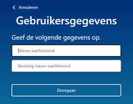 New password